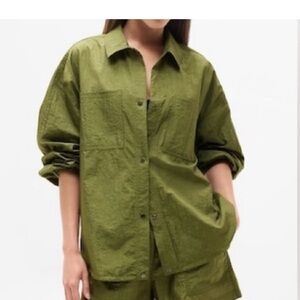 Athleta Utility Jacket in Forest Green